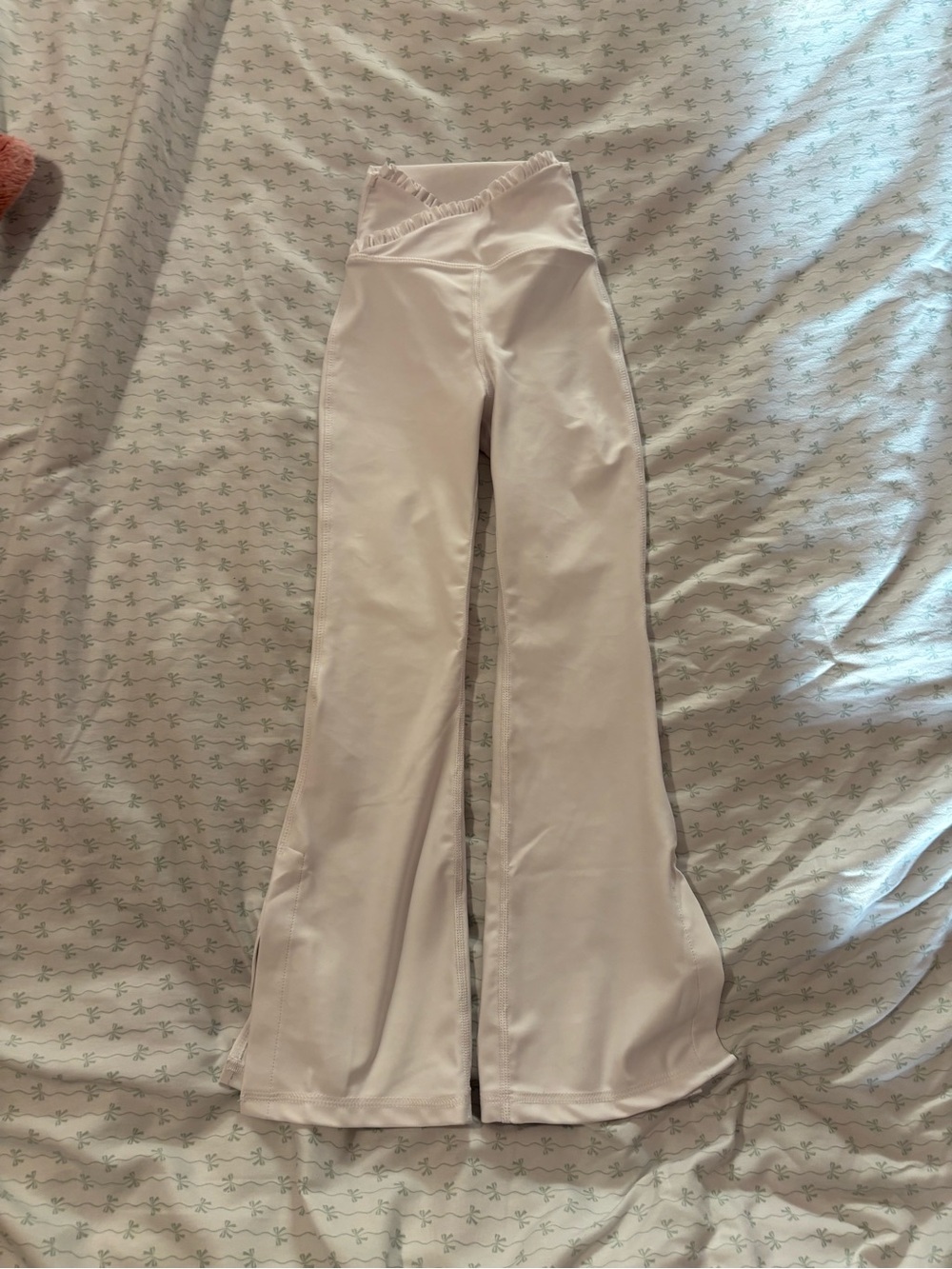 Tiger Friday White Ruffled leggings - Child Small Tiger Friday